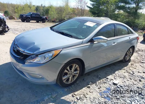 2012 Hyundai Sonata Limited z USA, uszkodzony, nr VIN 5NPEC4AC6CH350530